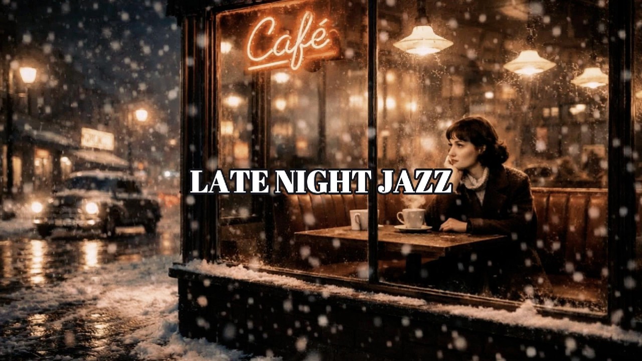 midnight coffee. [vintage jazz / cozy cafe / relaxing piano]