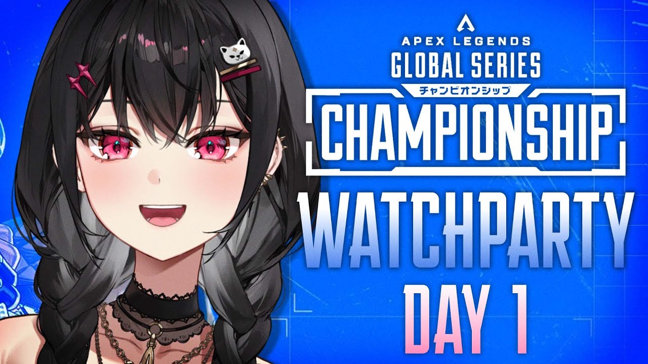 【APEX LEGENDS】ALGS WORLD CHAMPIONSHIP DAY 1 - WATCHPARTY !【#VSPOEN #AryaKuroha】
