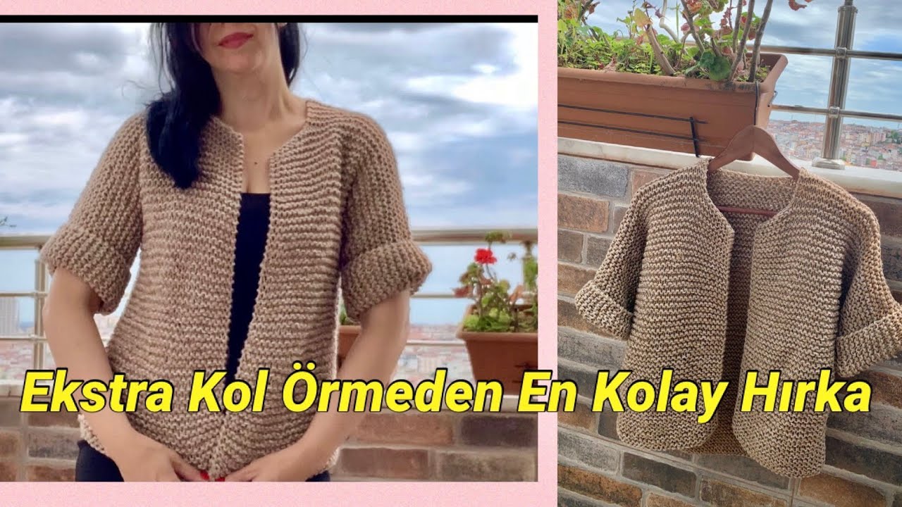 En Kolay &Ouml;rg&uuml; Hırka / Super Easy Cardigan