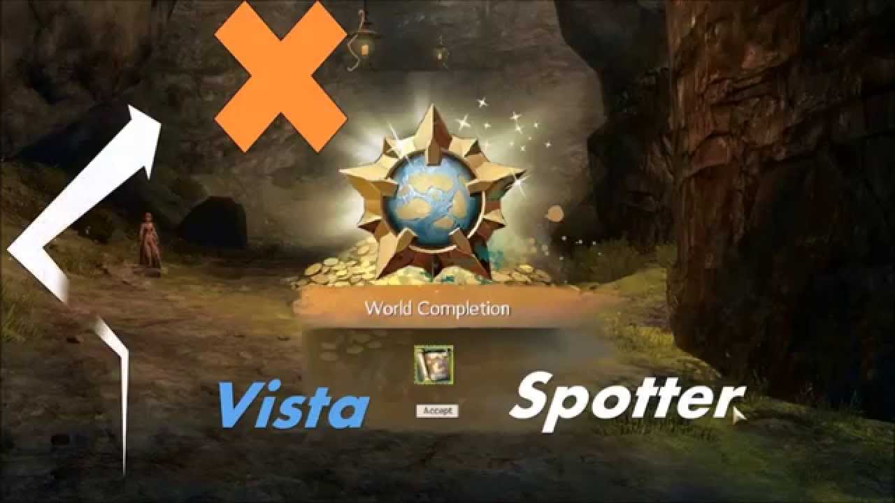 Guild Wars Two (Gw2) Martyr's Woods Vista | Plains of Ashford | Vista Spotter