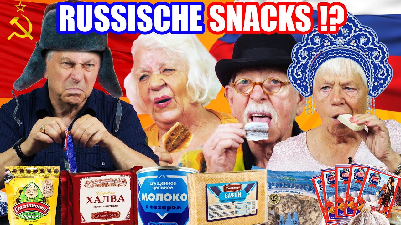 SENIOREN probieren RUSSISCHE Süßigkeiten | Oma Geht Steil 🚀