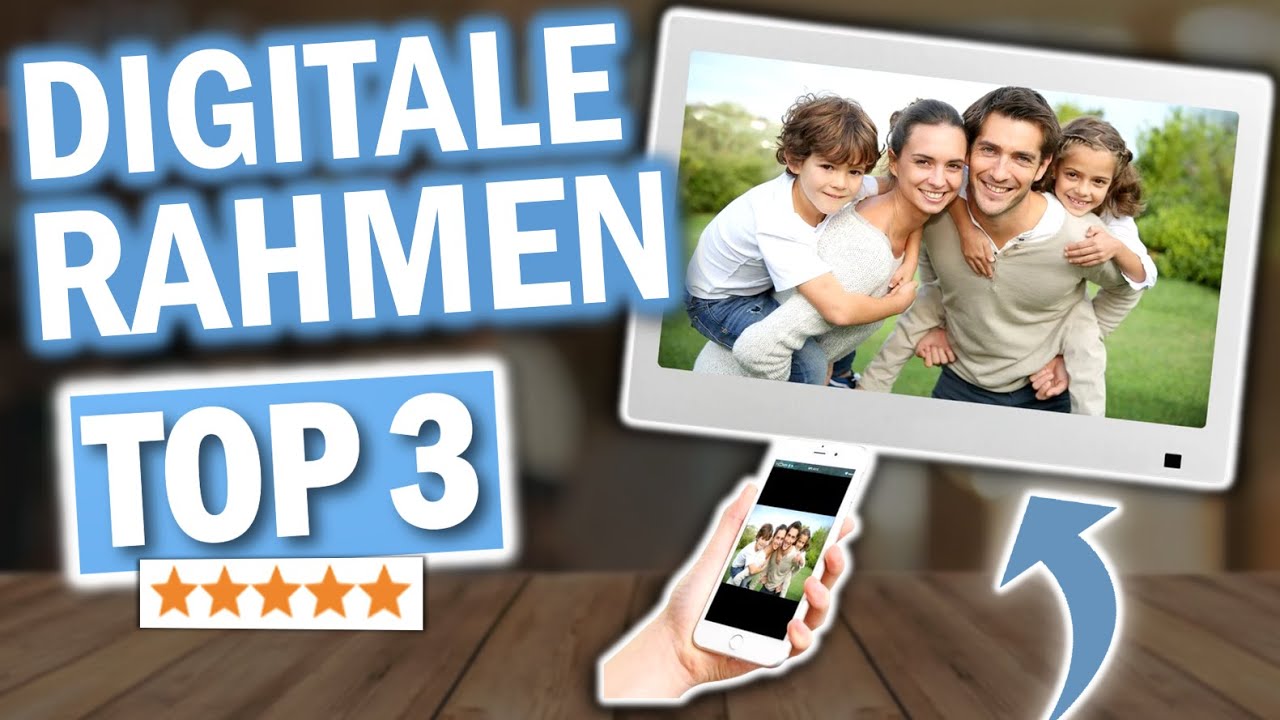 DIGITALER BILDERRAHMEN kaufen: Top 3 Digitale Bilderrahmen 2026 im Vergleich!