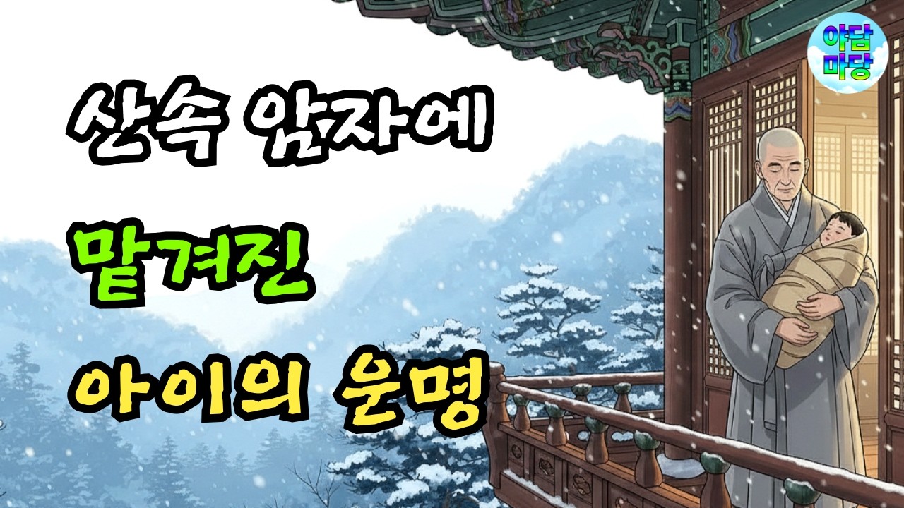 암자에 맡겨진 아이와 노승의 인연 이야기