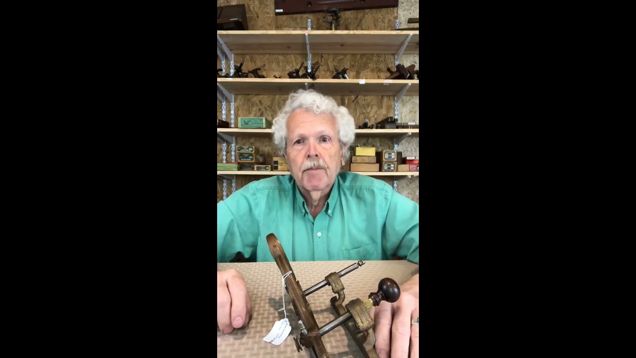 COMBINATION PLANE. Gunmetal Miller's 1872 Patent.