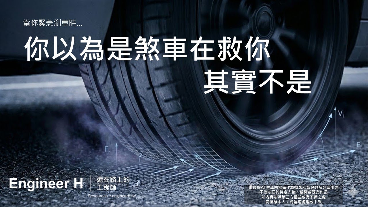 你以為是煞車在救你，其實不是... 搞錯這點，ABS 也救不了你
