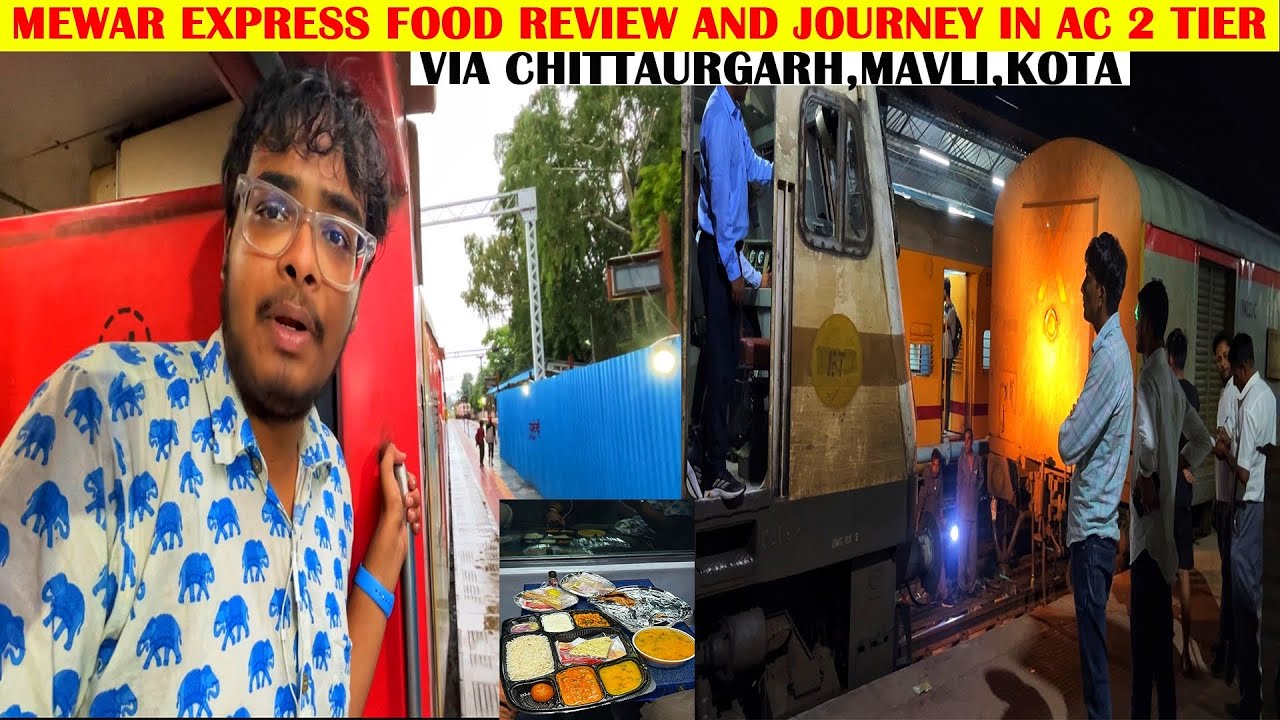 Mewar Express Train Journey from Udaipur City to Hazrat Nizamuddin *yaha chalta h dominos ka scam*
