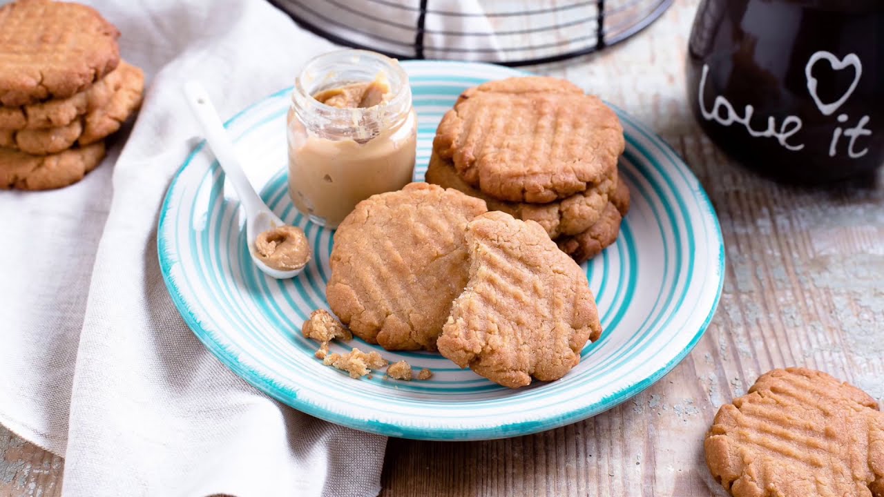 BISCOTTI AL BURRO DI ARACHIDI: buonissimi con pochi ingredienti!
