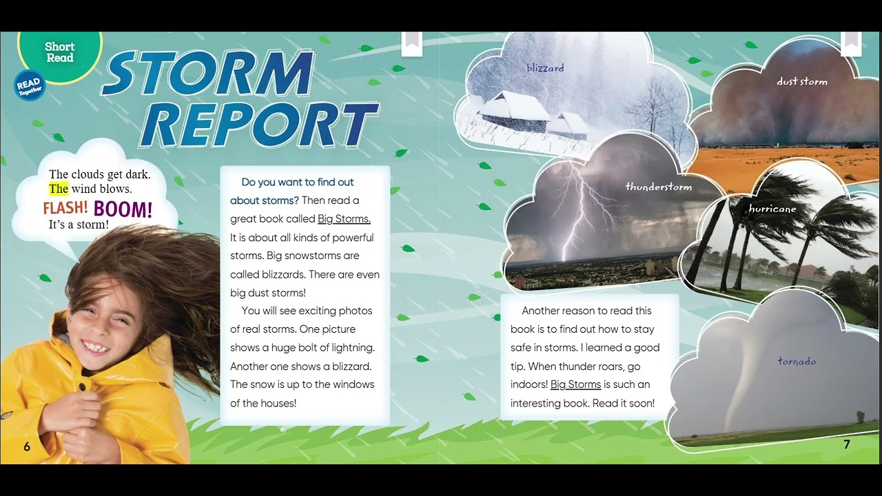Storm Report HMH First Grade