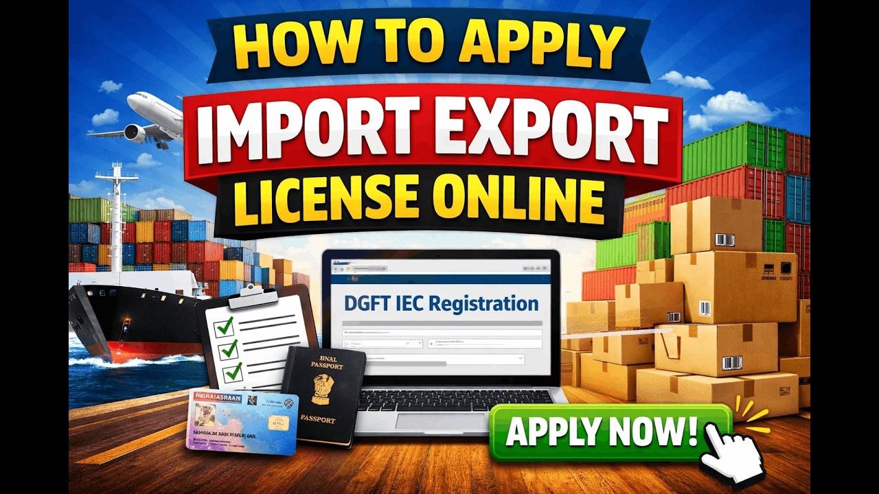 IEC Code Registration Process | Import Export License Apply Online | IEC Certification Apply Online