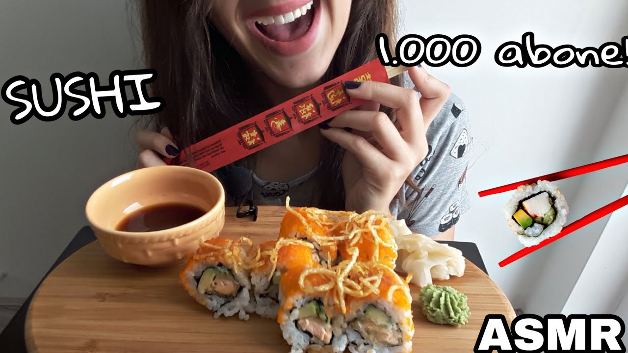 Sushi ASMR🍣 (1.000 aboneye özel) | Türkçe ASMR | Turkish ASMR