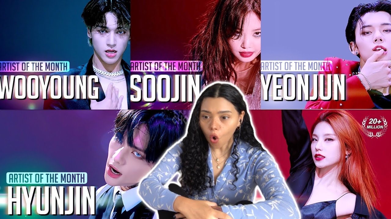 Artist Of The Month Marathon! HYUNJIN/YEJI/WOOYOUNG/SOOJIN/YEONJUN | REACTION!!