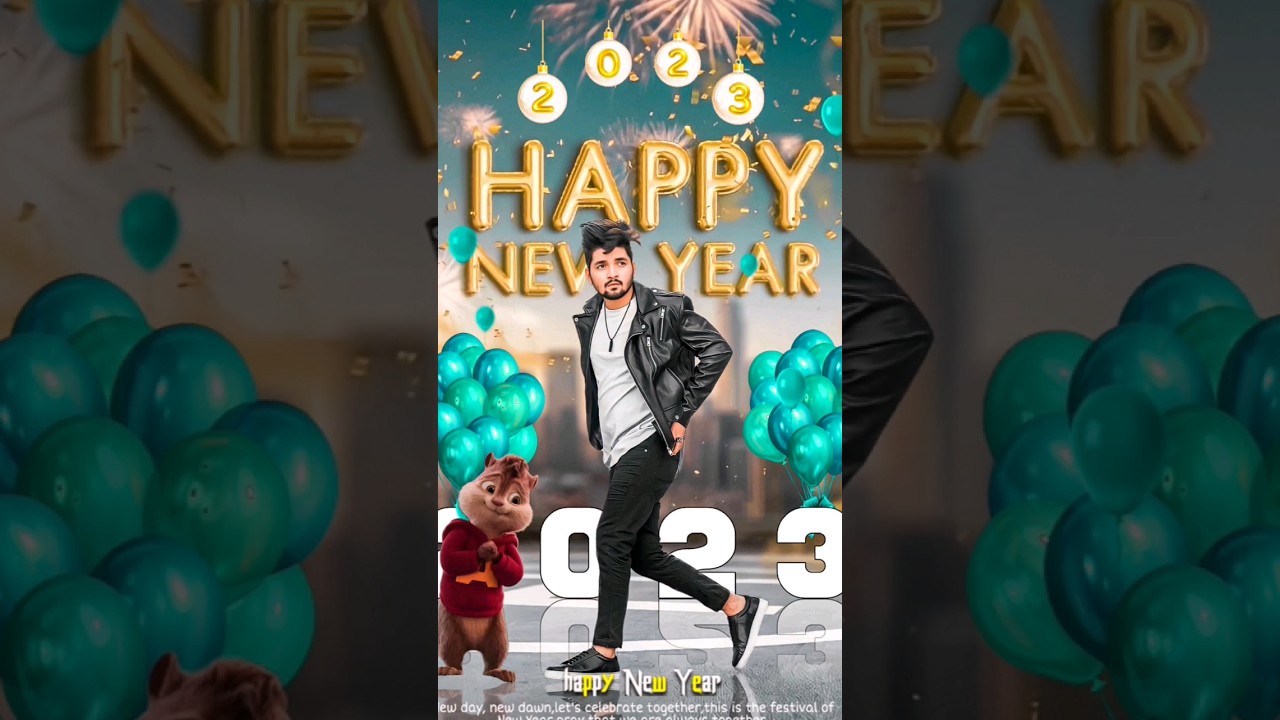 Happy New Year 2023 Special photo editing | picsart happy new year photo editing photo editing 2023