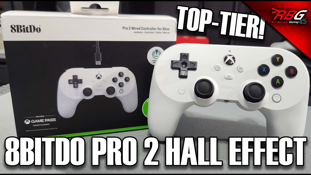 Контроллер Xbox 8BitDo Pro 2 Hall Effect — распаковка и тестирование контроллера Xbox Series X/S
