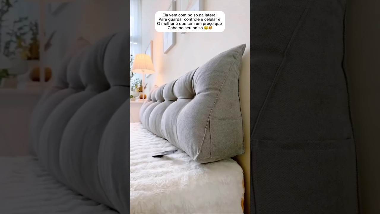 A cabeceira perfeita para sua cama #achadosdasemana #dicasdecasa   #almofada #cama #organiza&ccedil;&atilde;o