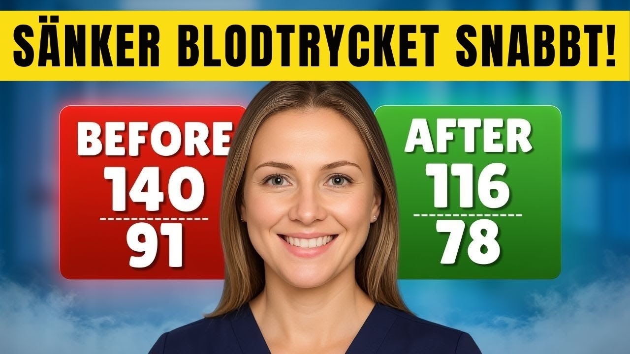B&auml;sta Metoden f&ouml;r att S&auml;nka Blodtrycket Naturligt och Snabbt &ndash; G&ouml;r Detta Idag!