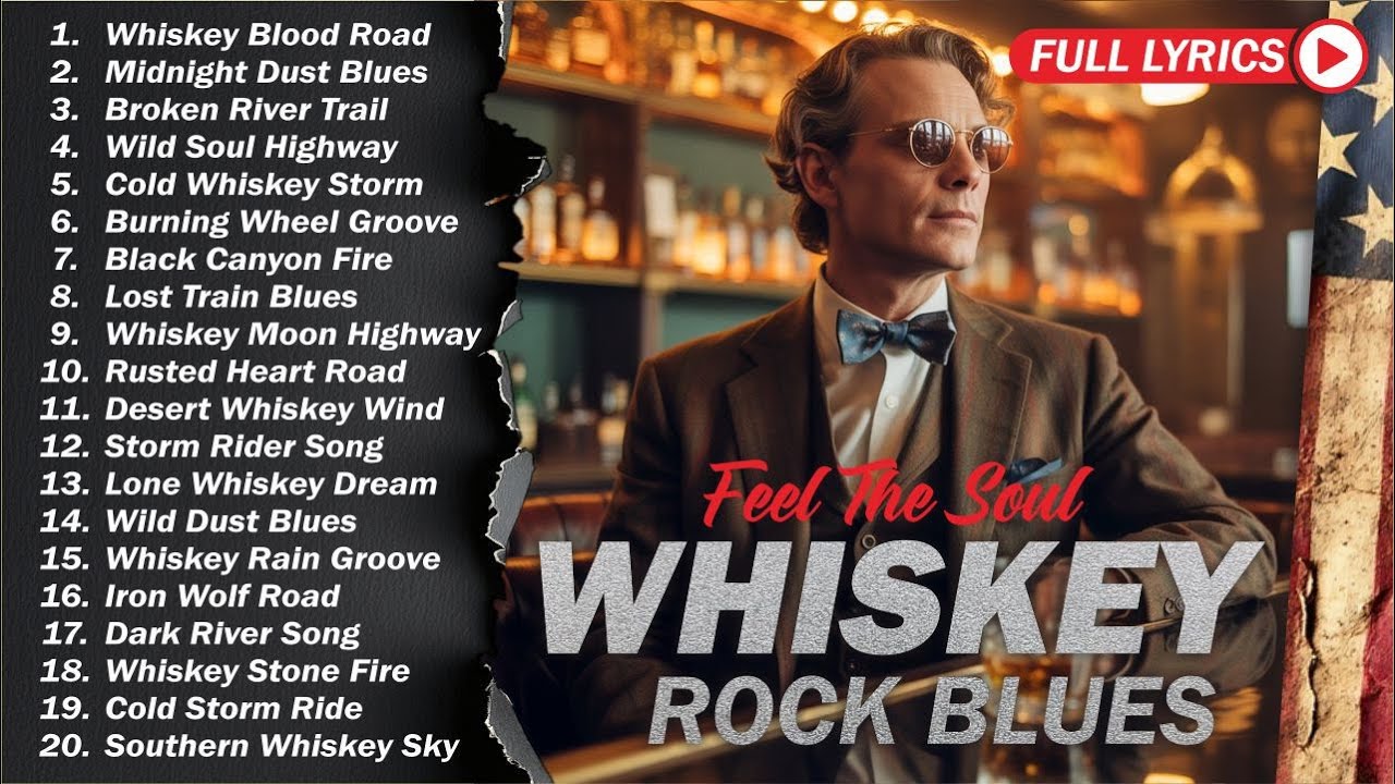 Whiskey Shadows | Slow Blues Rock Guitar for Peaceful Moments