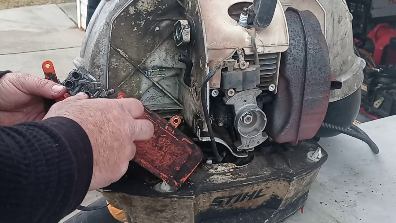 RDMJ.BR 700 STIHL Parte#1.COMO CAMBIAR BOMBILLO Y MANGUERAS Y FILTROS