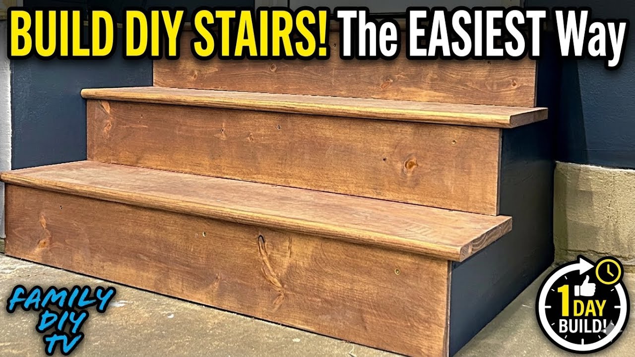 DIY Stair Hack: Sealed Stringers + Layout (Beginner-Friendly)
