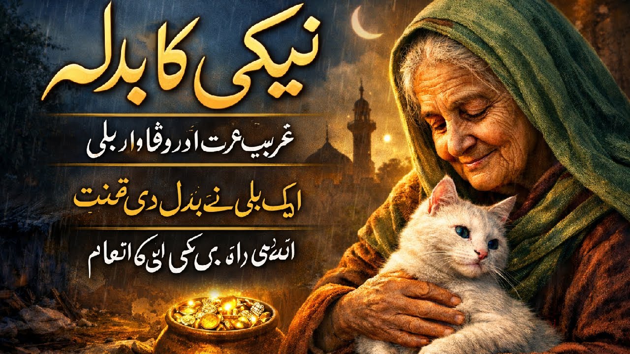 Neki Ka Badla | Ghareeb Aurat Aur Wafadar Billi | Allah Neki Ka Inam Deta Hai