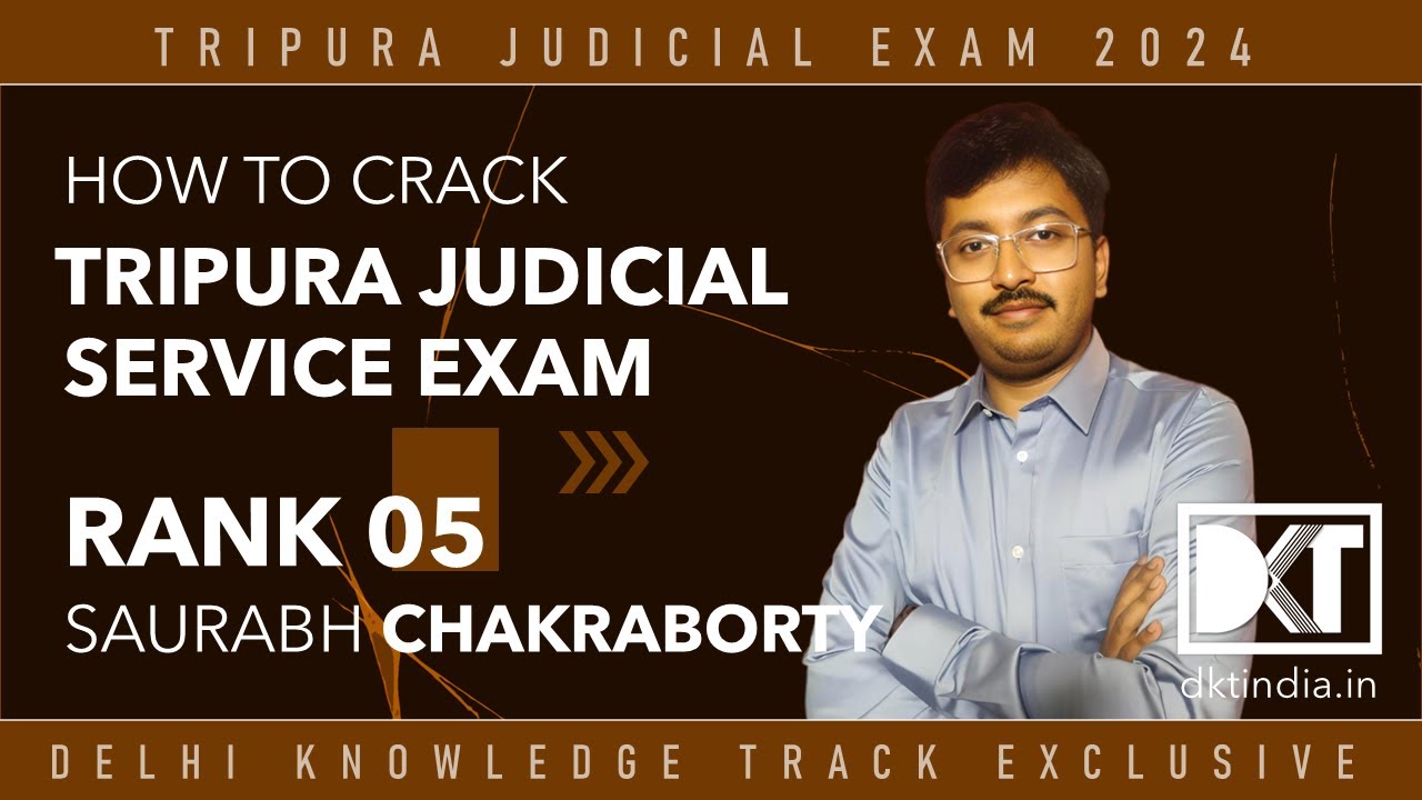 Rank 5 Tripura Judicial Exam 24' | Saurabh Chakraborty's Strategy To Crack In First Attempt With Job