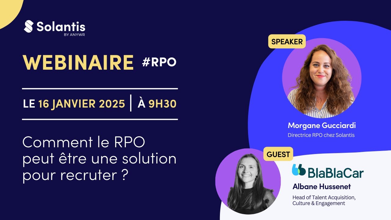 [Webinaire] - Comment le RPO peut être une solution pour recruter ?