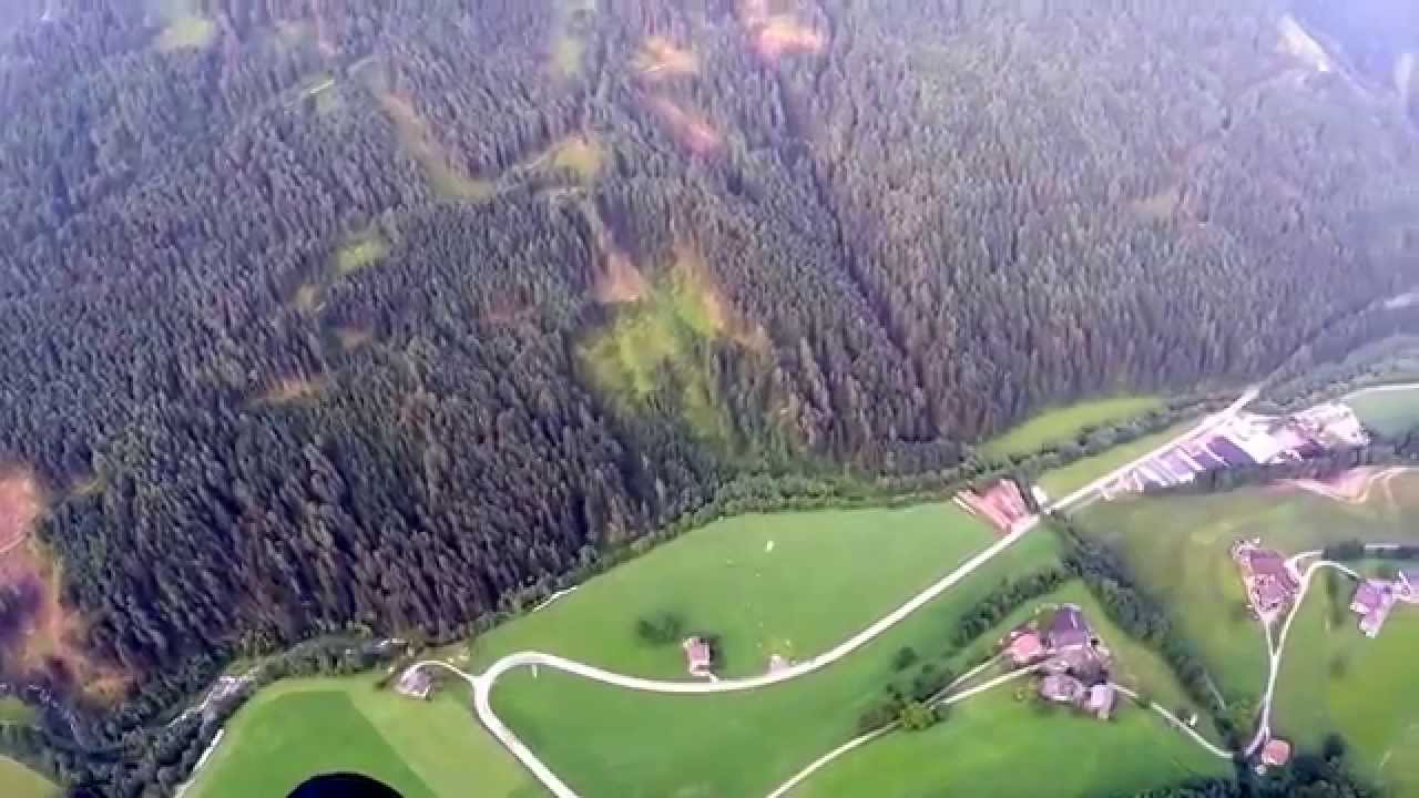 Flug von der Plose (Lüsen / Brixen)