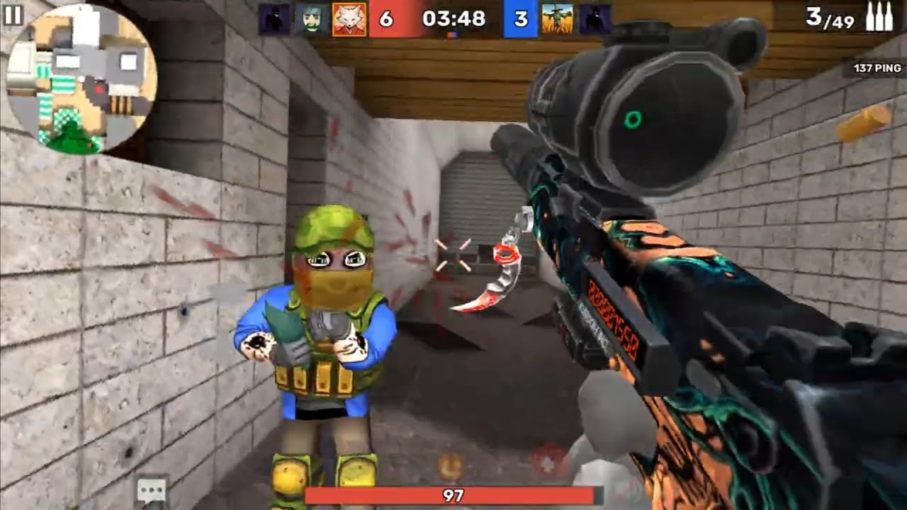 Sniper gameplay || KUBOOM ||  #кубум #kuboom #newupdate #tipsandtricks