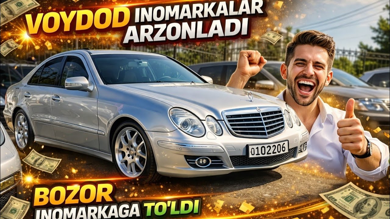 SERGELI MASHINA BOZORI MERS HYUNDAI KIA TOYOTA VA BOSHQA INOMARKA NARXLARI