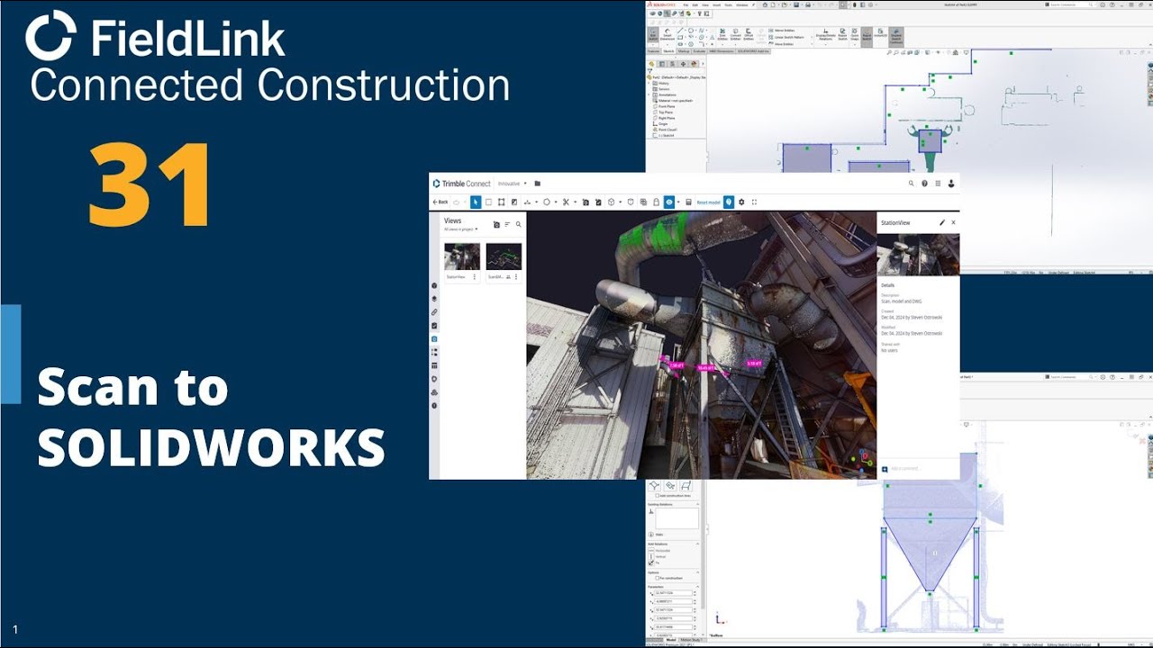 CC31 #Trimble Scan to #solidworks