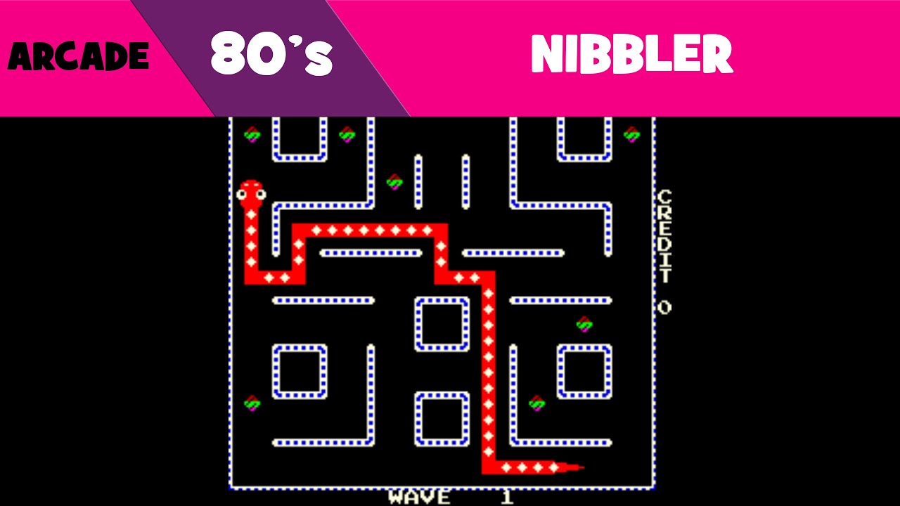 [Arcade] Nibbler - Rock-Ola, 1982