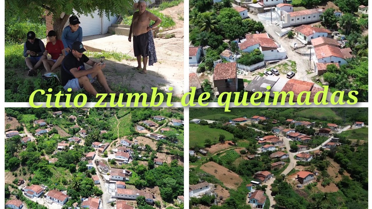 Conheça o sítio zumbi de queimada com imagem aérea de drone. Um lugar que a natureza é linda