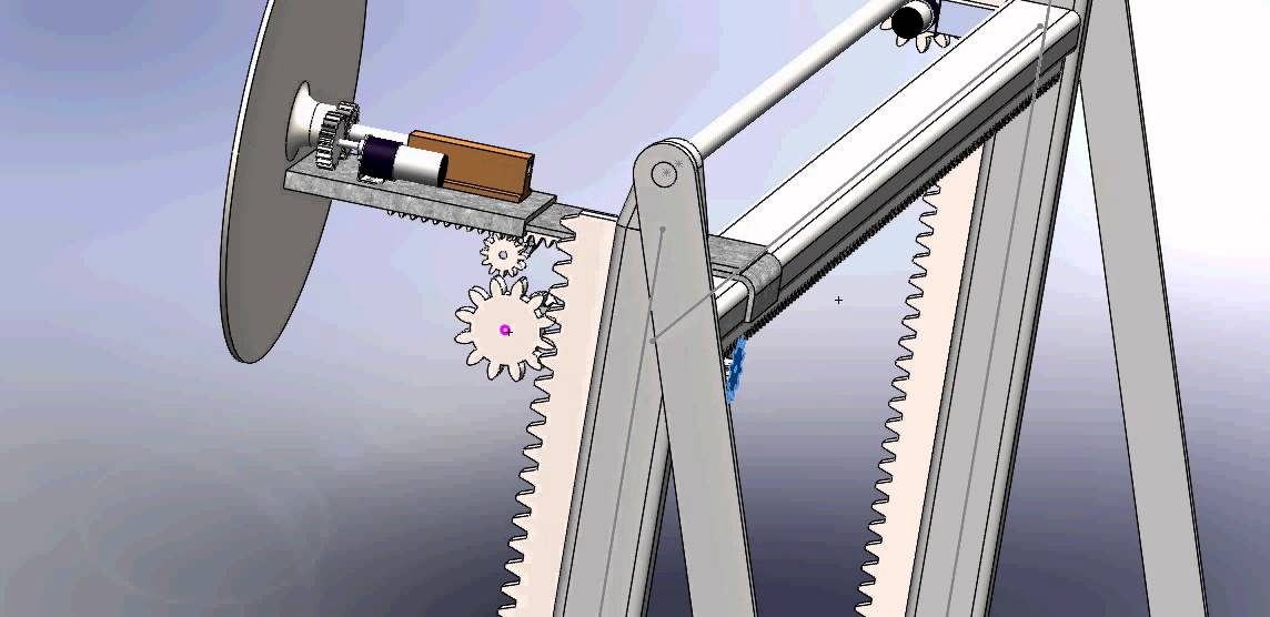 Automatic wall plastering machine.