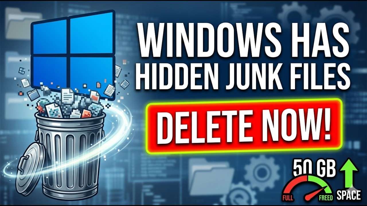 Windows Has Hidden Junk Files You Need to Delete Right Now