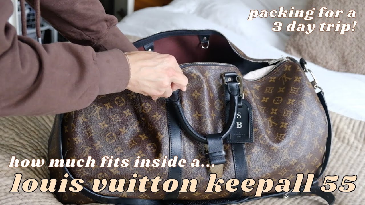 беру с собой сумку Louis Vuitton Keepall 55 на длинные выходные
