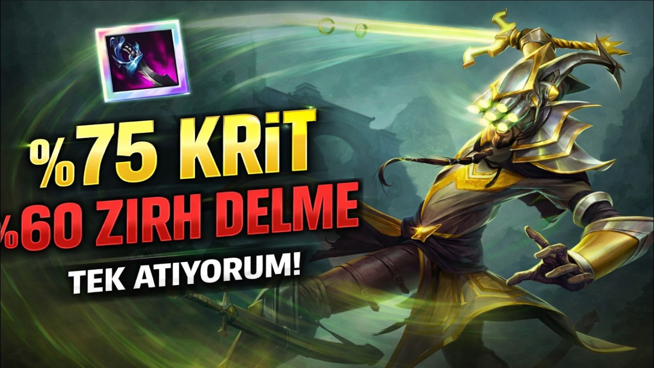 MASTER YI İLE %75 KRİT ve %60 ZIRH DELME DENEDİM 1080P60FPS