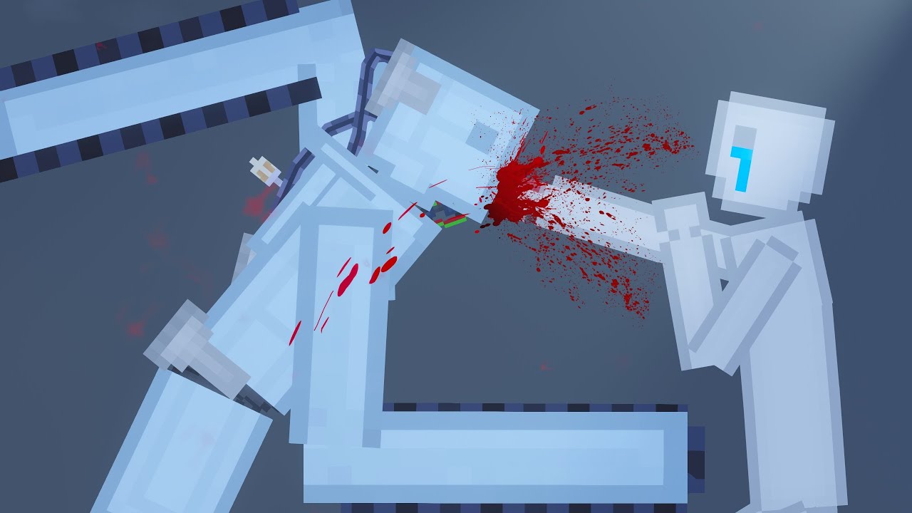 Modified Robots Vs Humans in People Playground