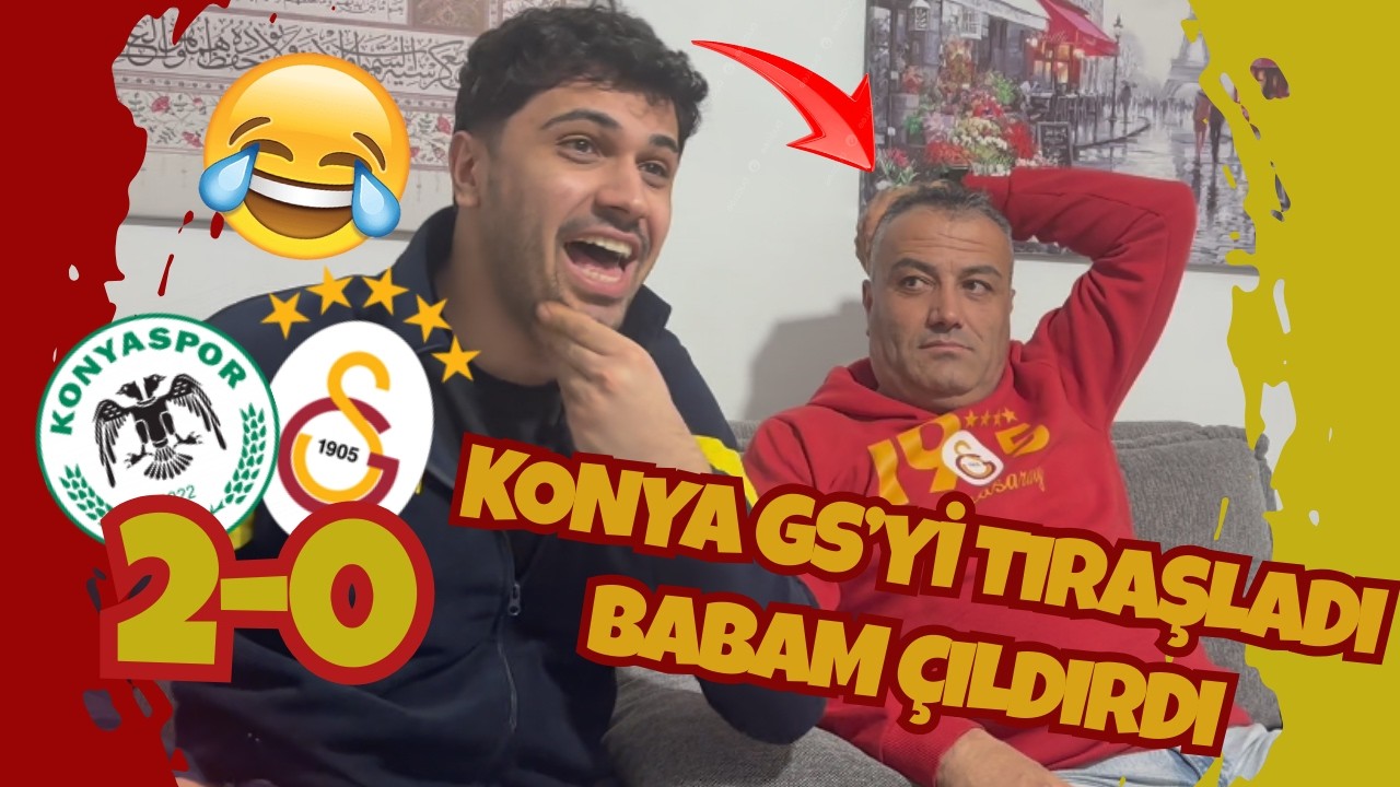 Konyaspor 2-0 Galatasaray/ Konya Attı Fenerli Sevinçten Gs'li Babam Sinirden Çıldırdı! #galatasaray