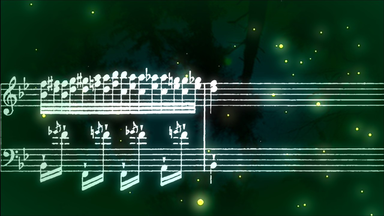 Transcendental &Eacute;tude No. 5 (Feux Follets) - Liszt (Animated Sheet Music)