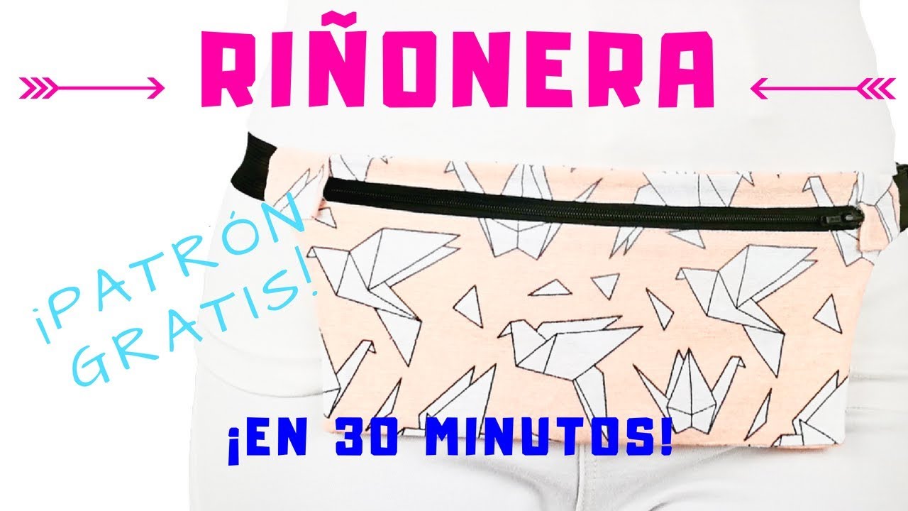 Tutorial RIÑONERA EN 30 MINUTOS con PATRÓN GRATIS INCLUIDO | TENDENCIAS 2018