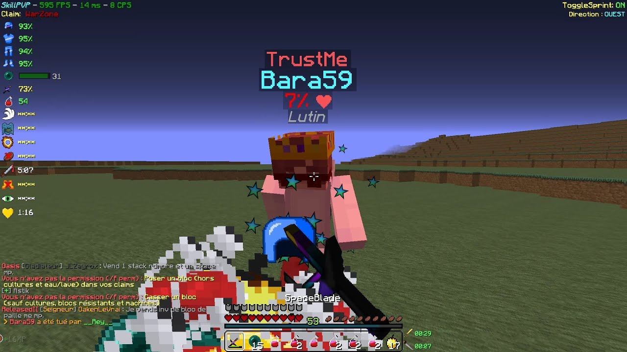 [SKILLPVP V14] JE DROP 50 EPEE RENFO ?? CONCOURS 50PB !!