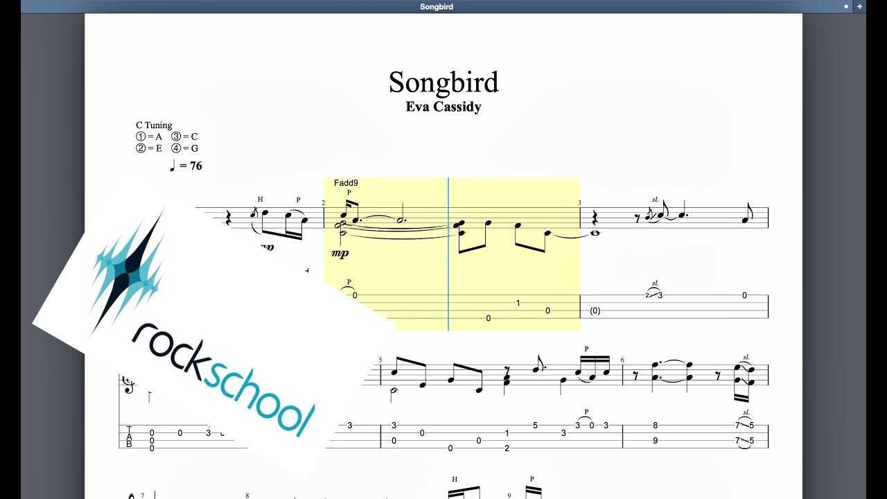 Songbird Rockschool Grade 5 Ukulele
