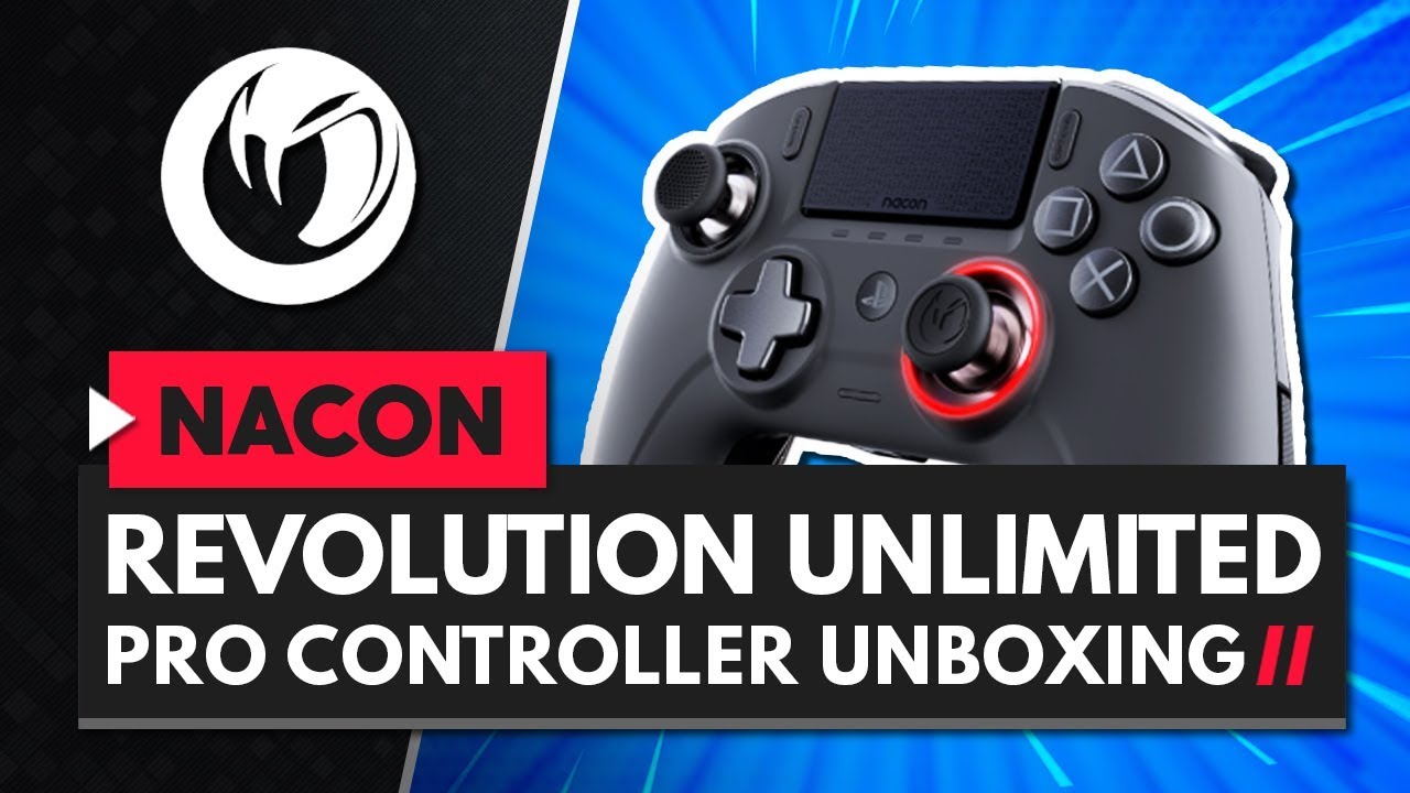 NACON Revolution Unlimited Pro PS4 Controller Unboxing & Impressions