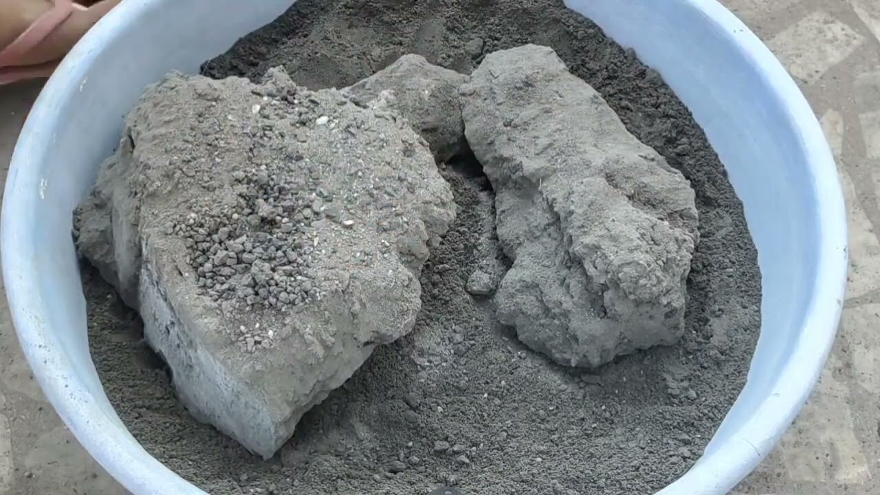 Asmr - Gritty charcoalashes mini tub crumbling