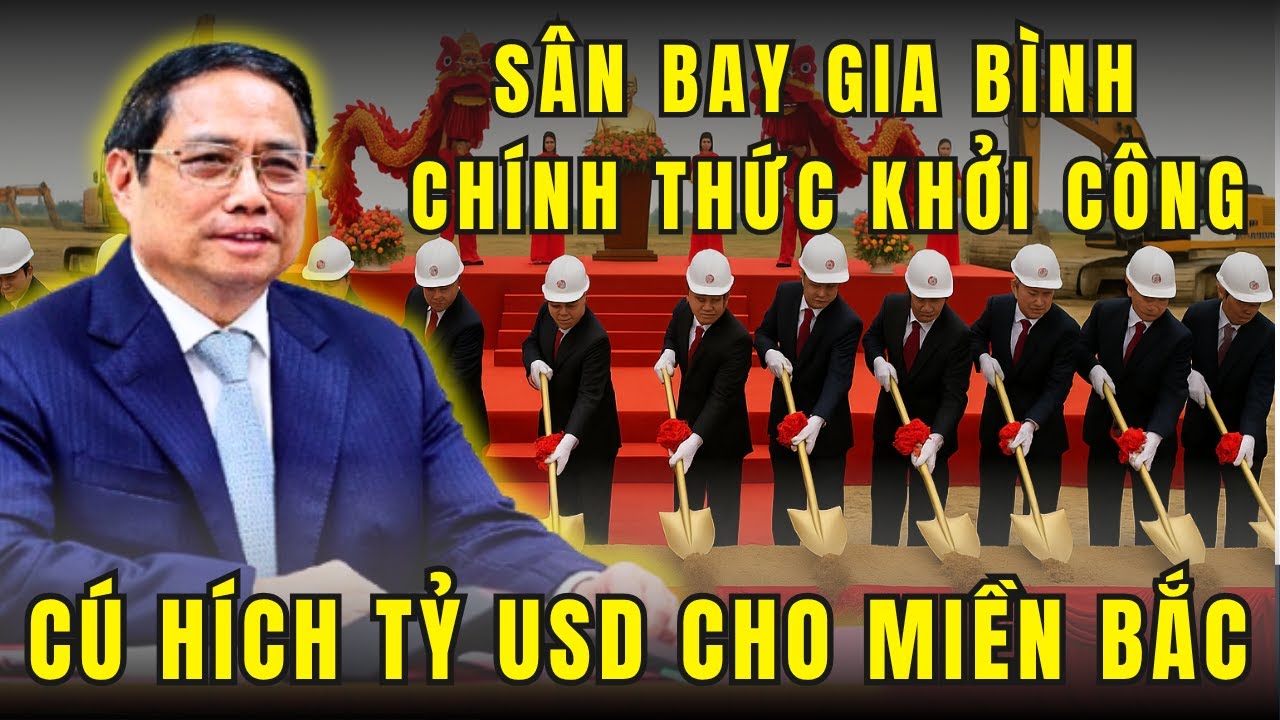 Sân bay Gia Bình khởi công - Kỷ nguyên mới của miền Bắc bắt đầu từ đây CƠ HỘI đầu tư lớn đừng bỏ lỡ