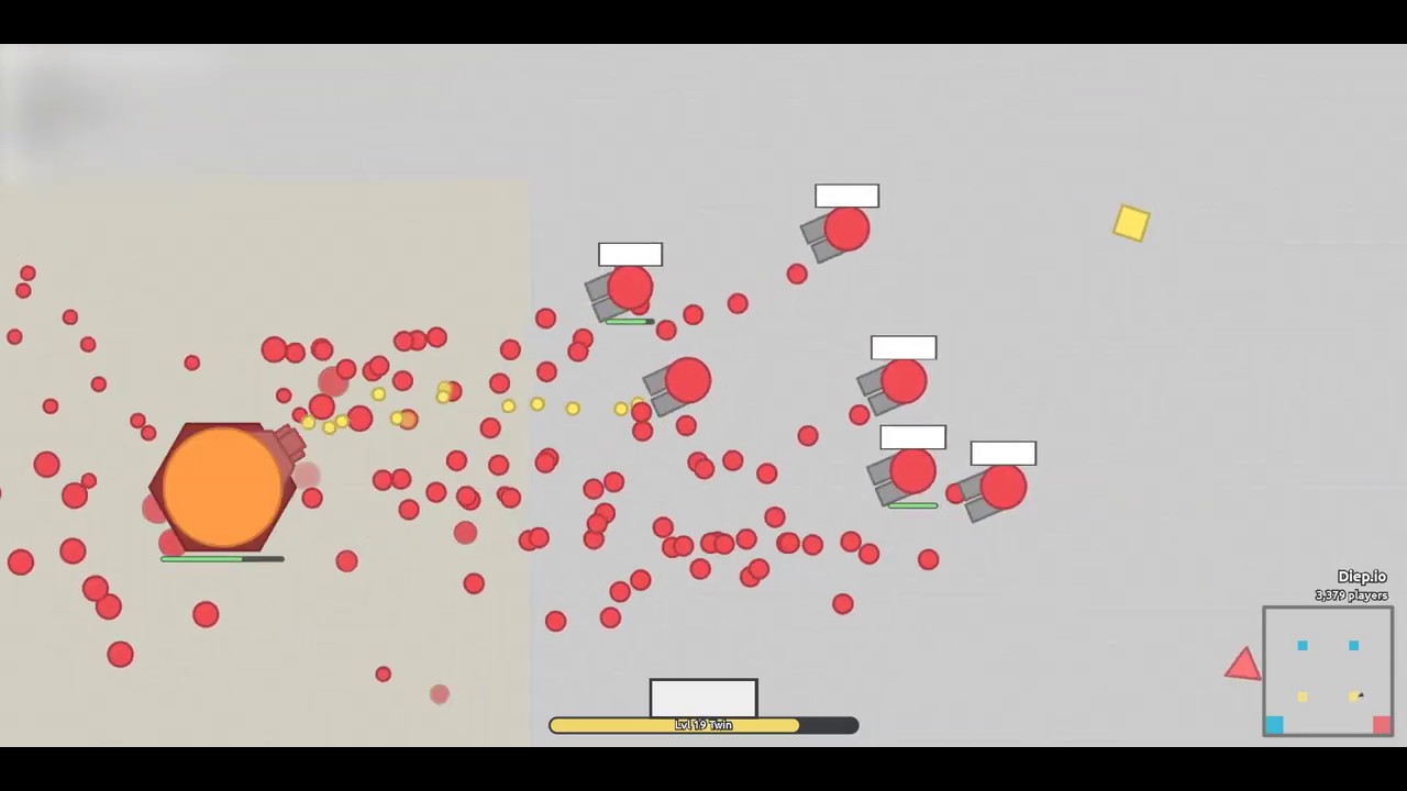 Diep.io - Multibox on Domination, game3