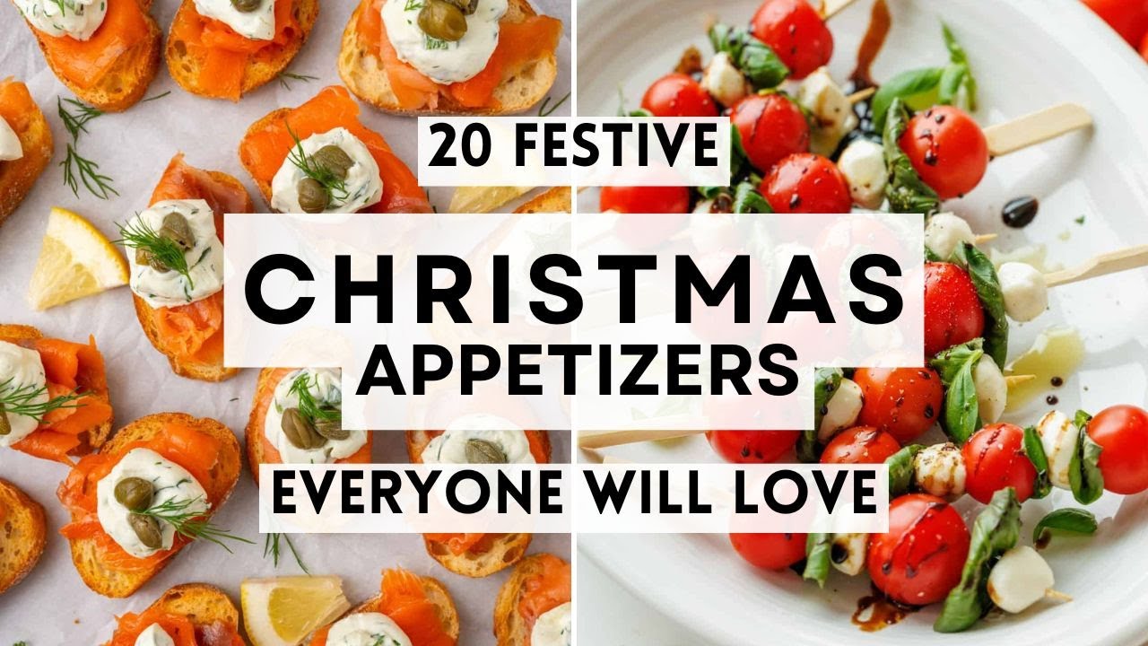 20 Festive Christmas Appetizers Everyone Will Love  #HolidayAppetizers   #sharpaspirant