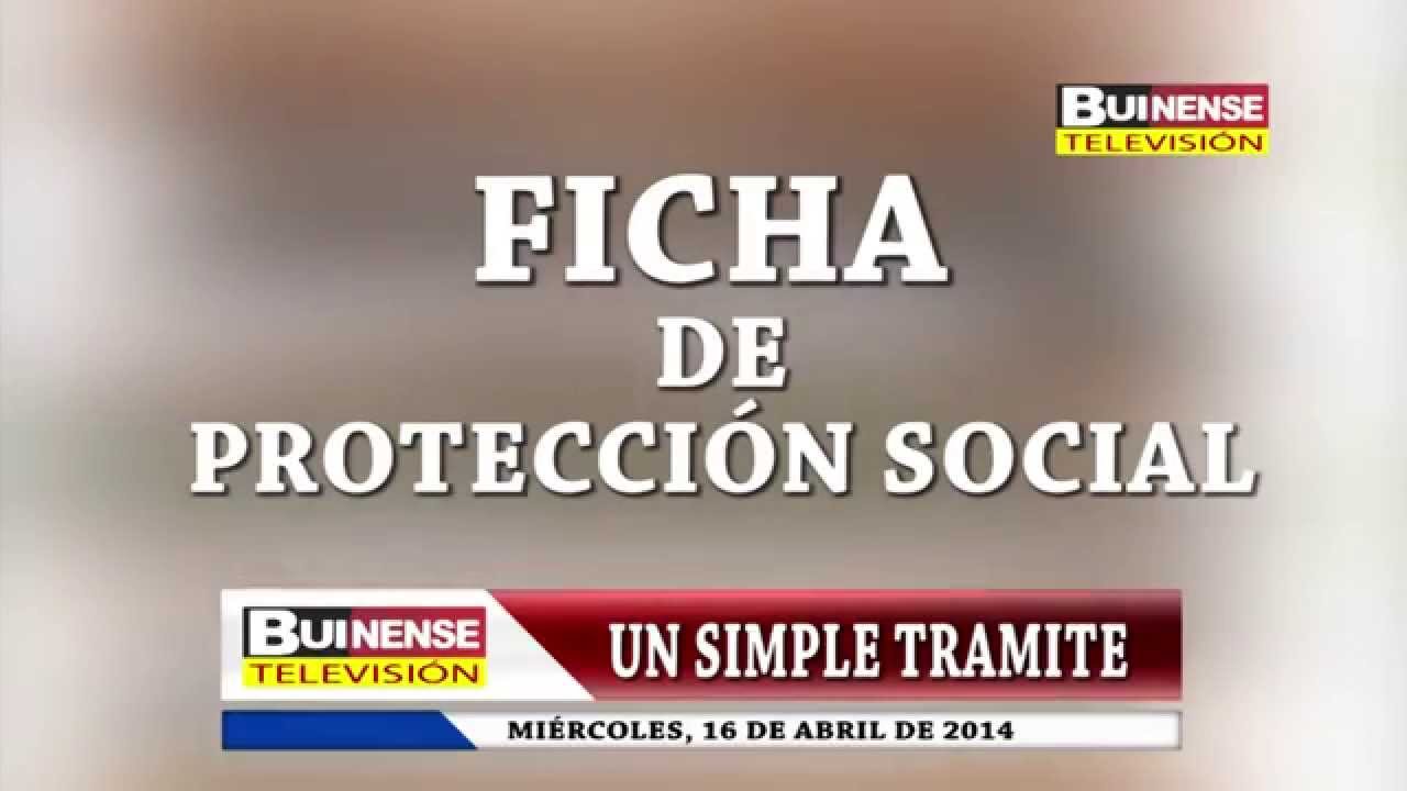 SIMPLE TRAMITE FICHA DE PROTECCION SOCIAL
