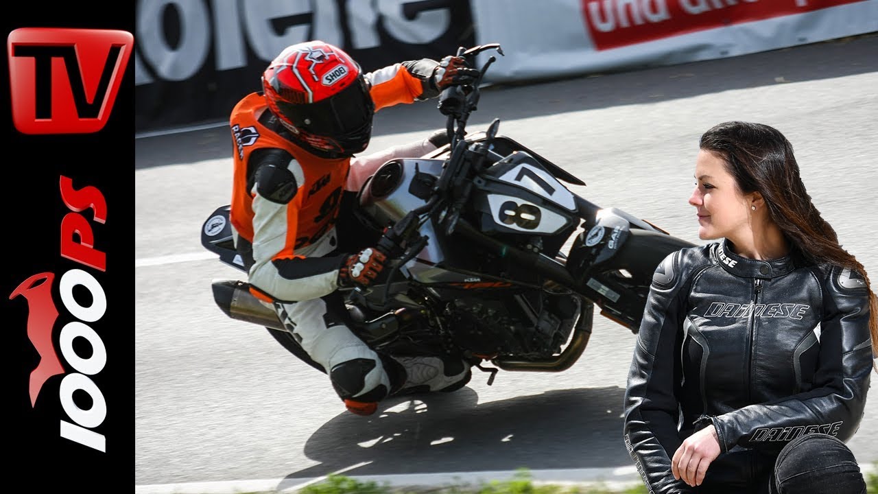 KTM 790 Duke Hardcore Einsatz - Mit 230 km/h beim Bergrennen Landshaag 2018