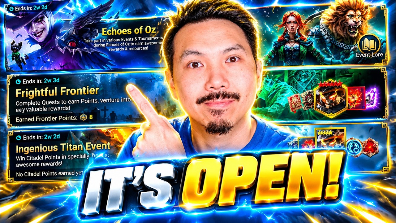 FIRST LOOK FRONTIER EVENT AND SCARECROW TITAN EVENT PLANS! | RAID: SHADOW LEGENDS