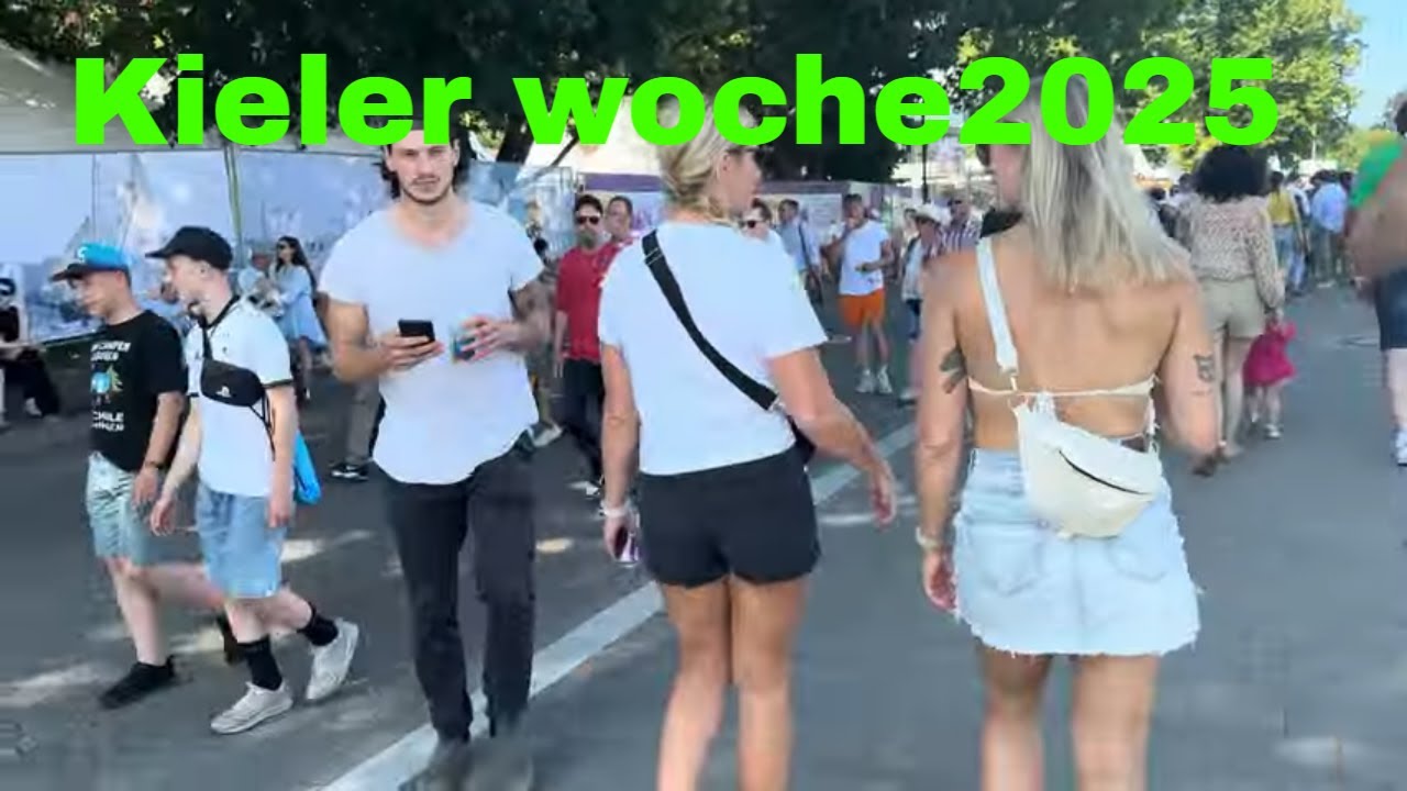 Kieler Woche 2025 Highlights | Full Festival Experience in Germany 🎆 unedited